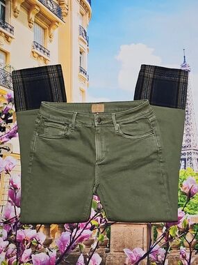 Driftwood Colette‎ Green Crop Jeans Size 26